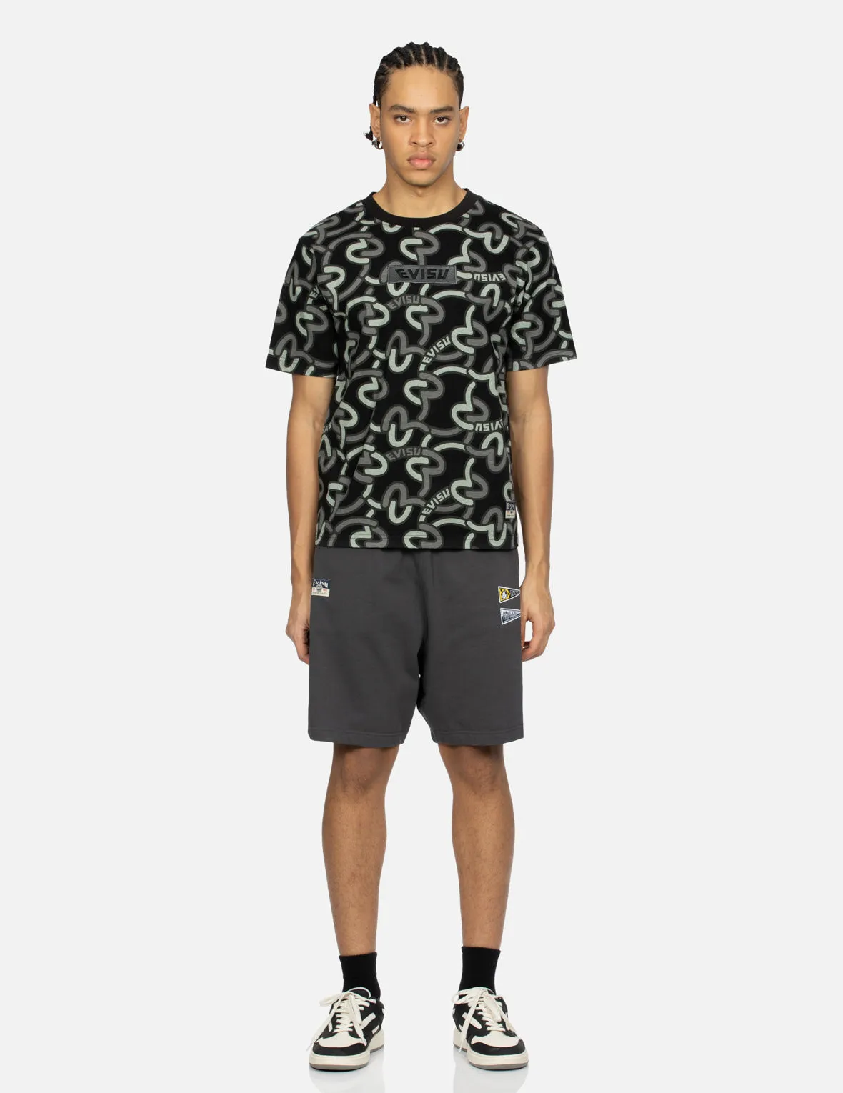 SPRING/ SUMMER COLLECTION 2025 Allover Overlapping Seagull Print Regular Fit T-Shirt