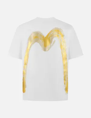 SPRING/ SUMMER COLLECTION 2025 Artistic Brush Daicock Print Relax Fit T-Shirt