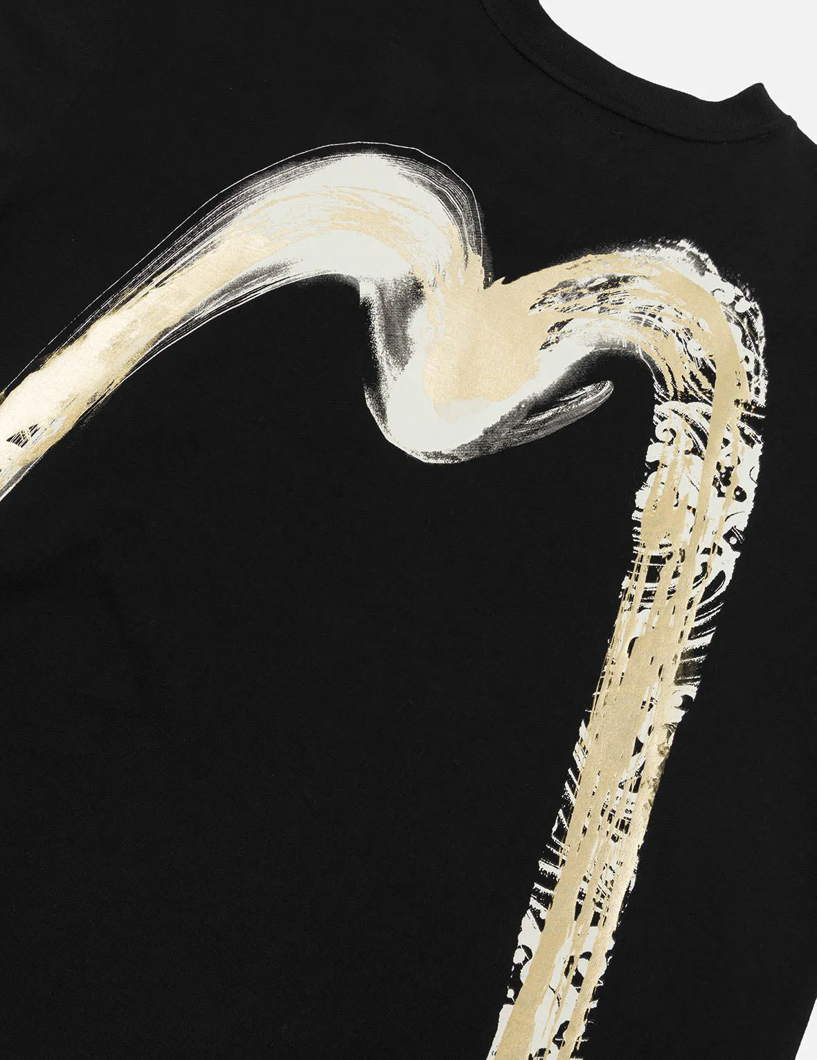 SPRING/ SUMMER COLLECTION 2025 Artistic Brush Daicock Print Relax Fit T-Shirt