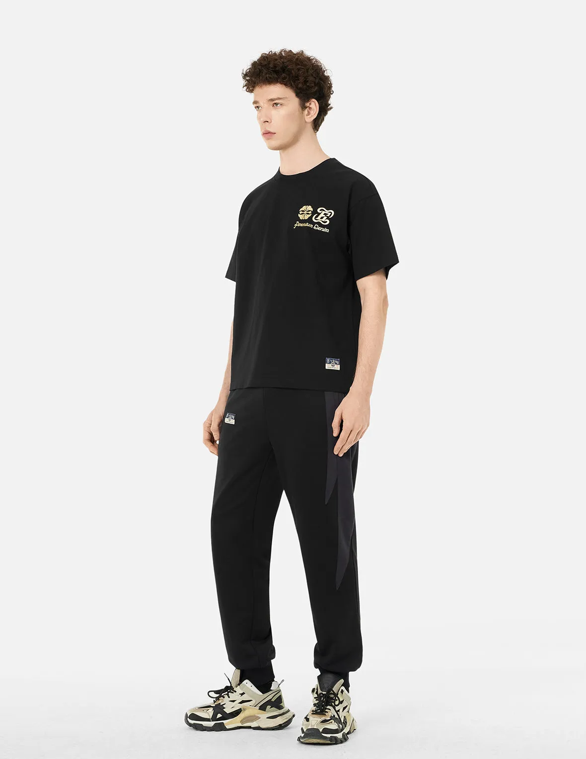 SPRING/ SUMMER COLLECTION 2025 Artistic Brush Daicock Print Relax Fit T-Shirt