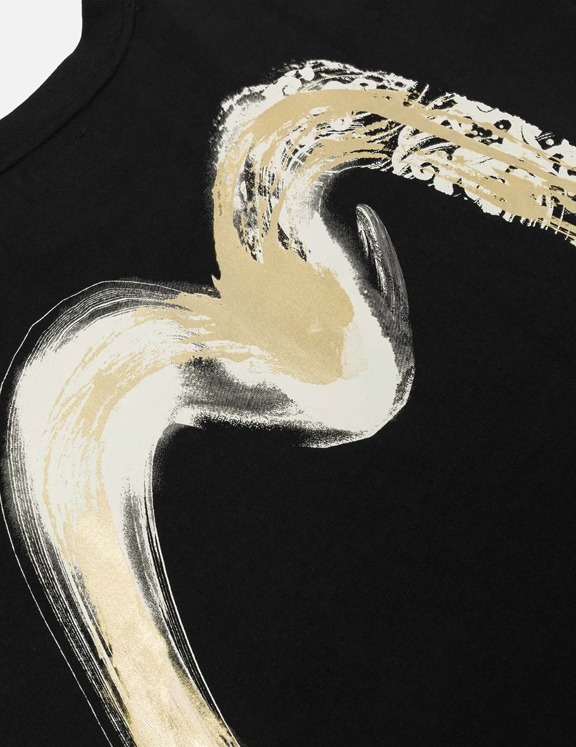 SPRING/ SUMMER COLLECTION 2025 Artistic Brush Daicock Print Relax Fit T-Shirt