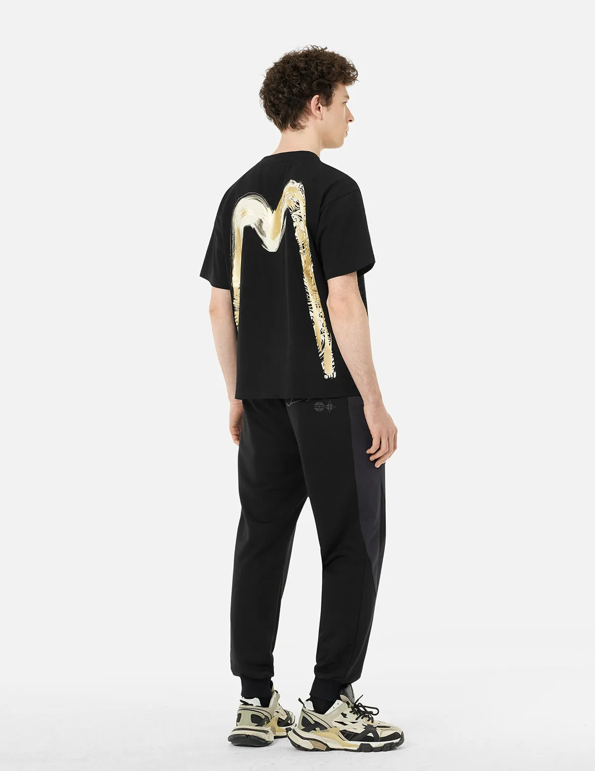 SPRING/ SUMMER COLLECTION 2025 Artistic Brush Daicock Print Relax Fit T-Shirt
