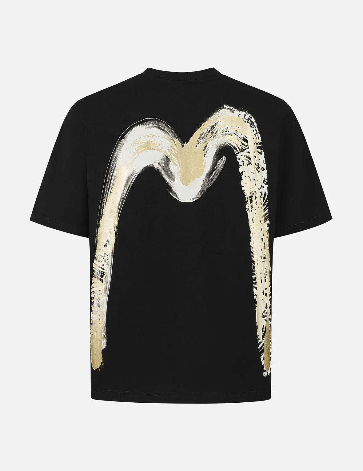 SPRING/ SUMMER COLLECTION 2025 Artistic Brush Daicock Print Relax Fit T-Shirt