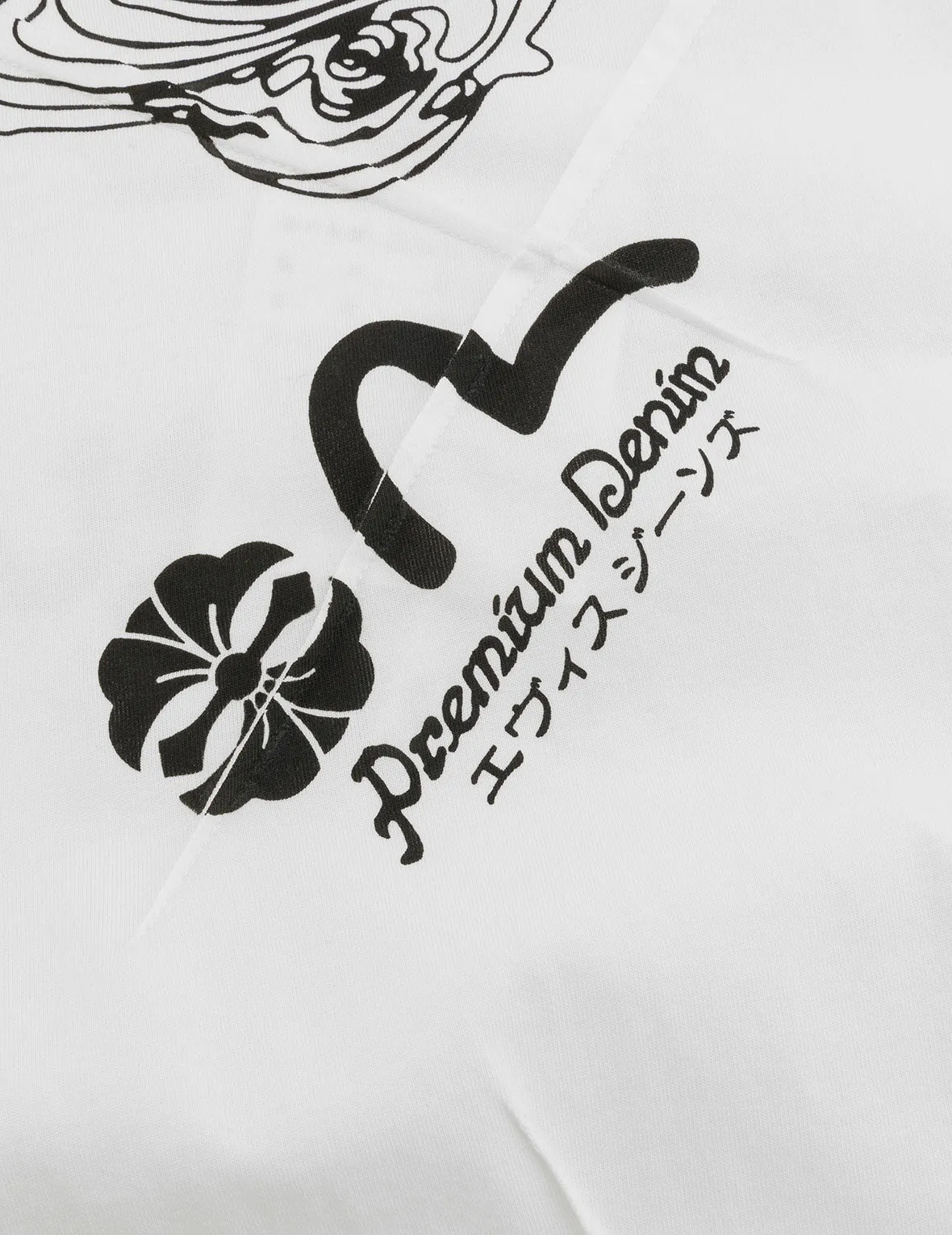 SPRING/ SUMMER COLLECTION 2025 Auspicious Cloud and Logo Print Loose Fit T-Shirt