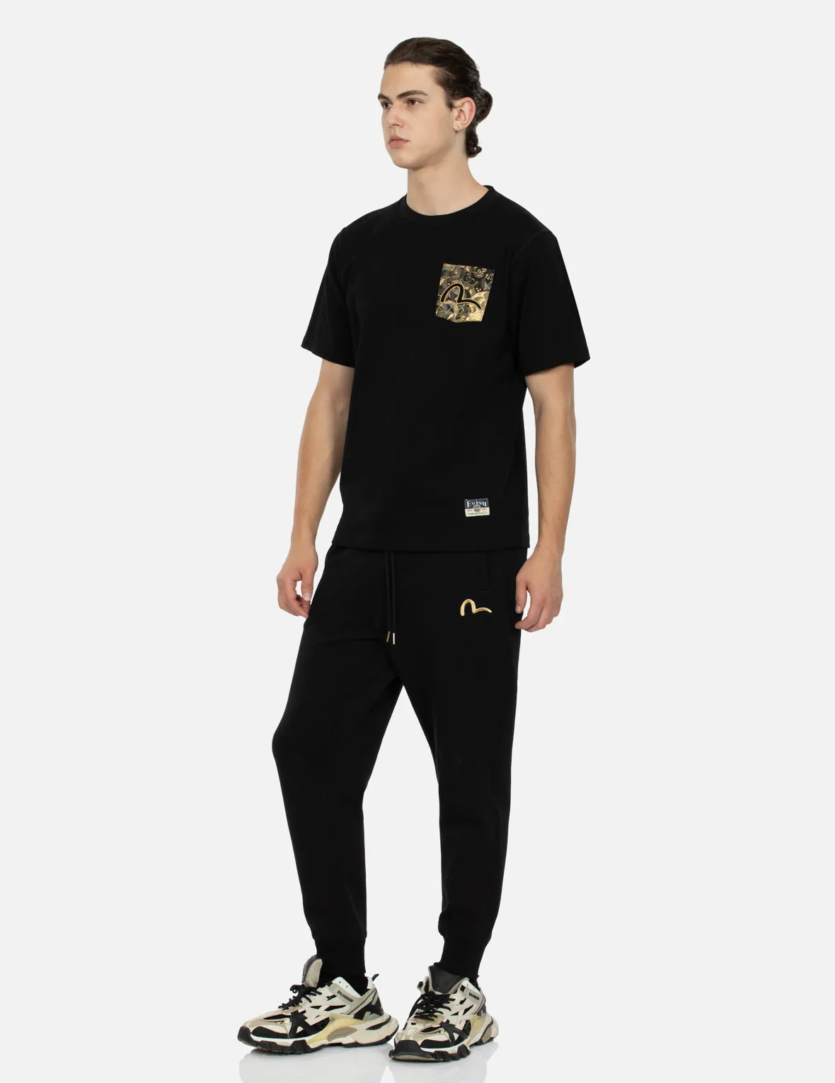 SPRING/ SUMMER COLLECTION 2025 Auspicious Cloud Embroidery Regular Fit T-shirt