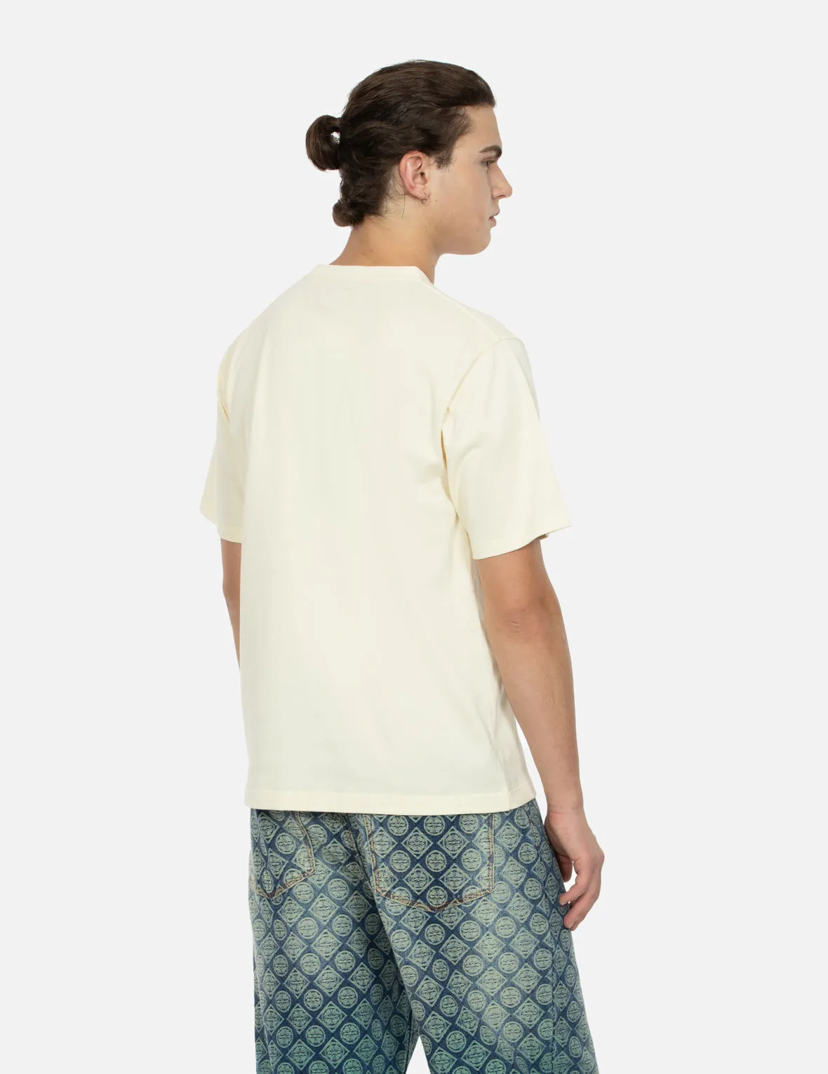 SPRING/ SUMMER COLLECTION 2025 Auspicious Cloud Embroidery Regular Fit T-shirt