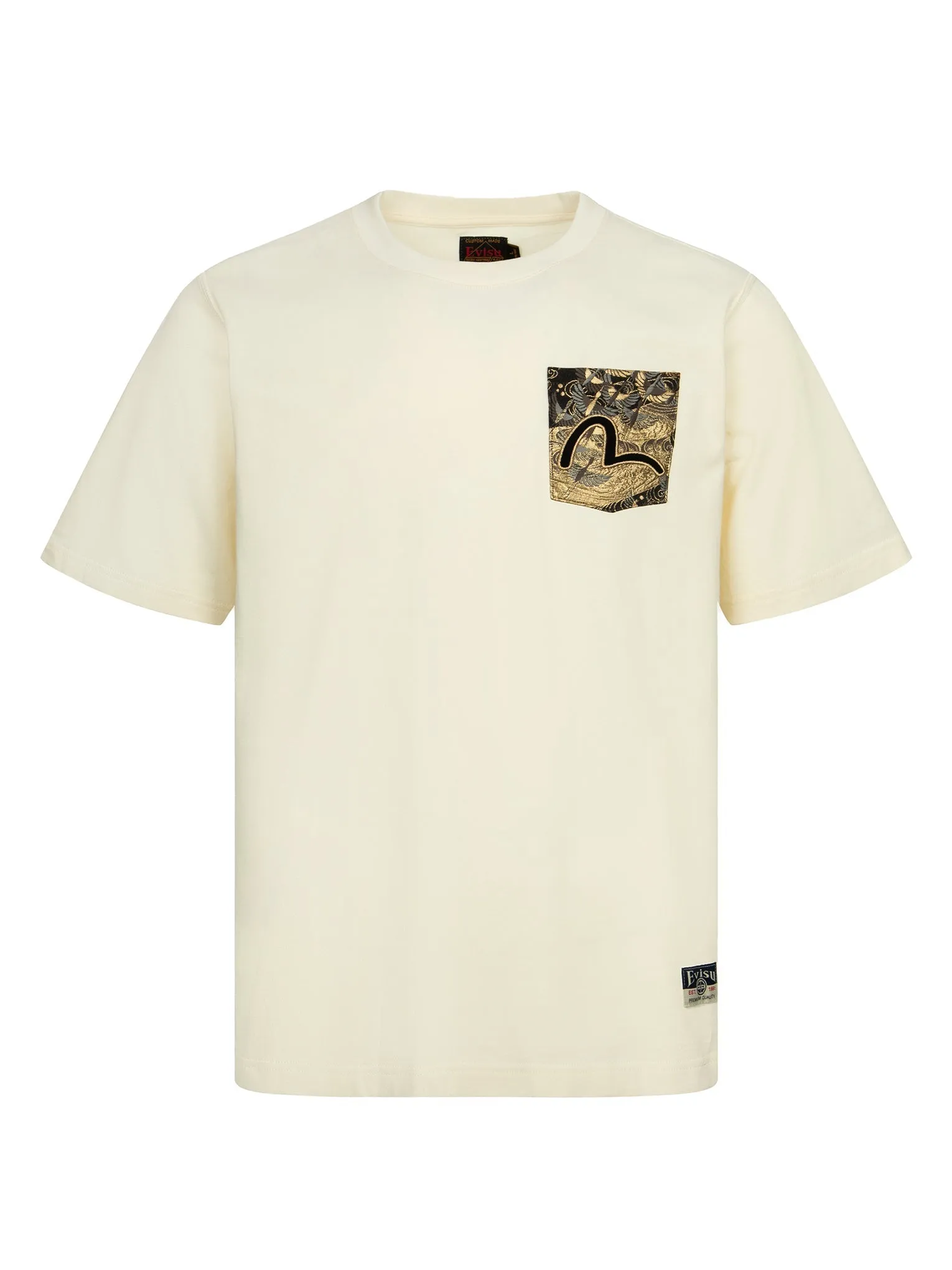 SPRING/ SUMMER COLLECTION 2025 Auspicious Cloud Embroidery Regular Fit T-shirt