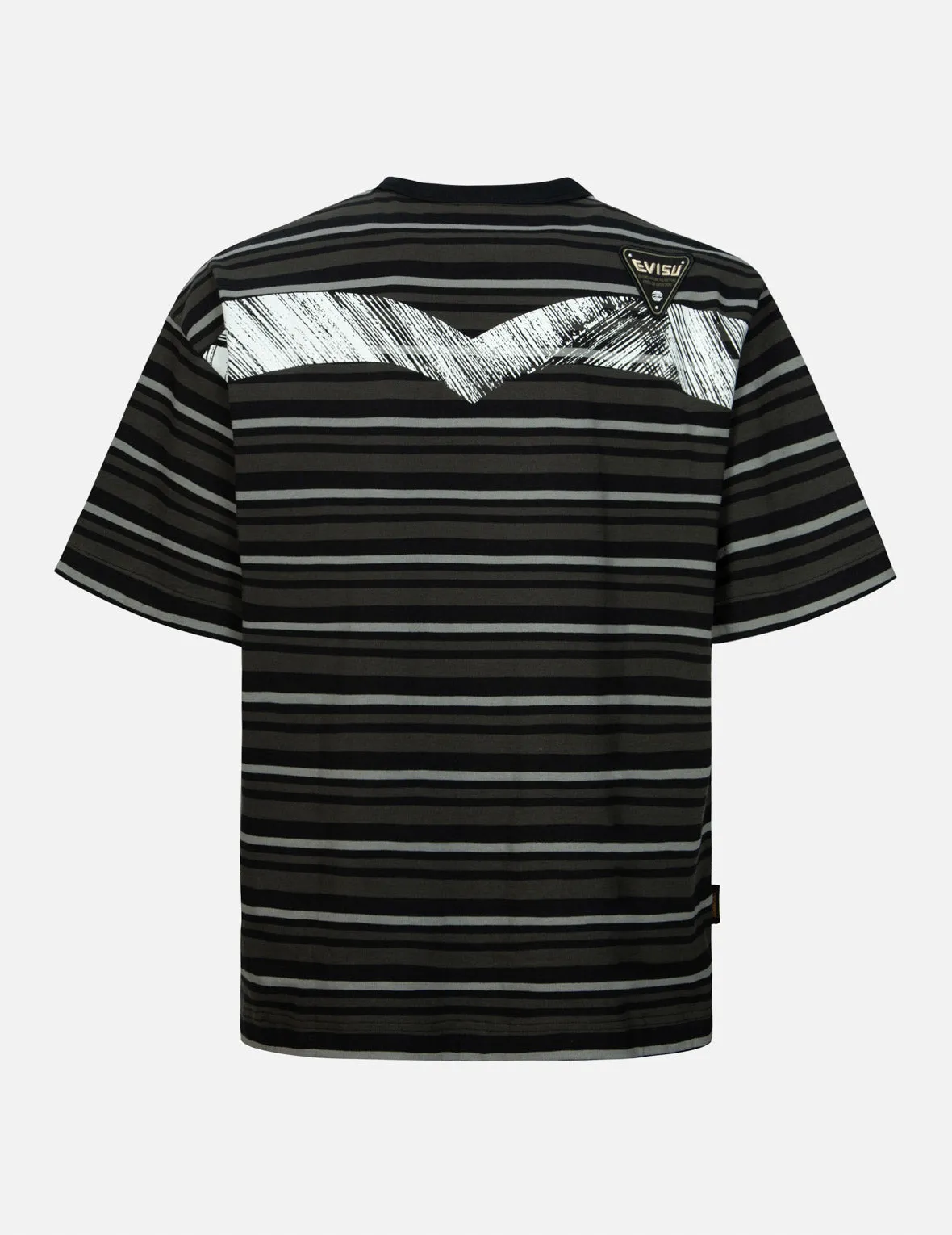 SPRING/ SUMMER COLLECTION 2025 Badges and Brushstroke Daicock Print Loose Fit T-shirt