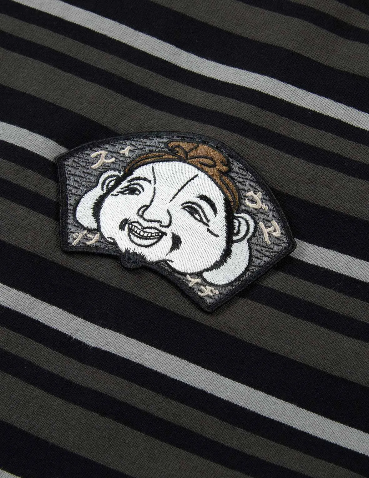 SPRING/ SUMMER COLLECTION 2025 Badges and Brushstroke Daicock Print Loose Fit T-shirt