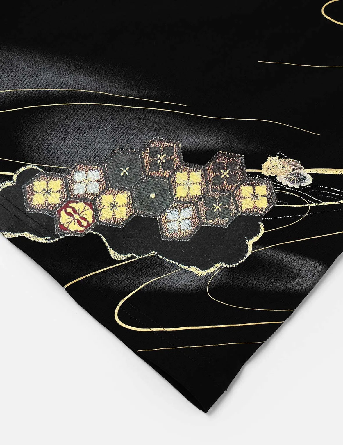 SPRING/ SUMMER COLLECTION 2025 Brocade Kamon and Allover Print Relax Fit T-Shirt