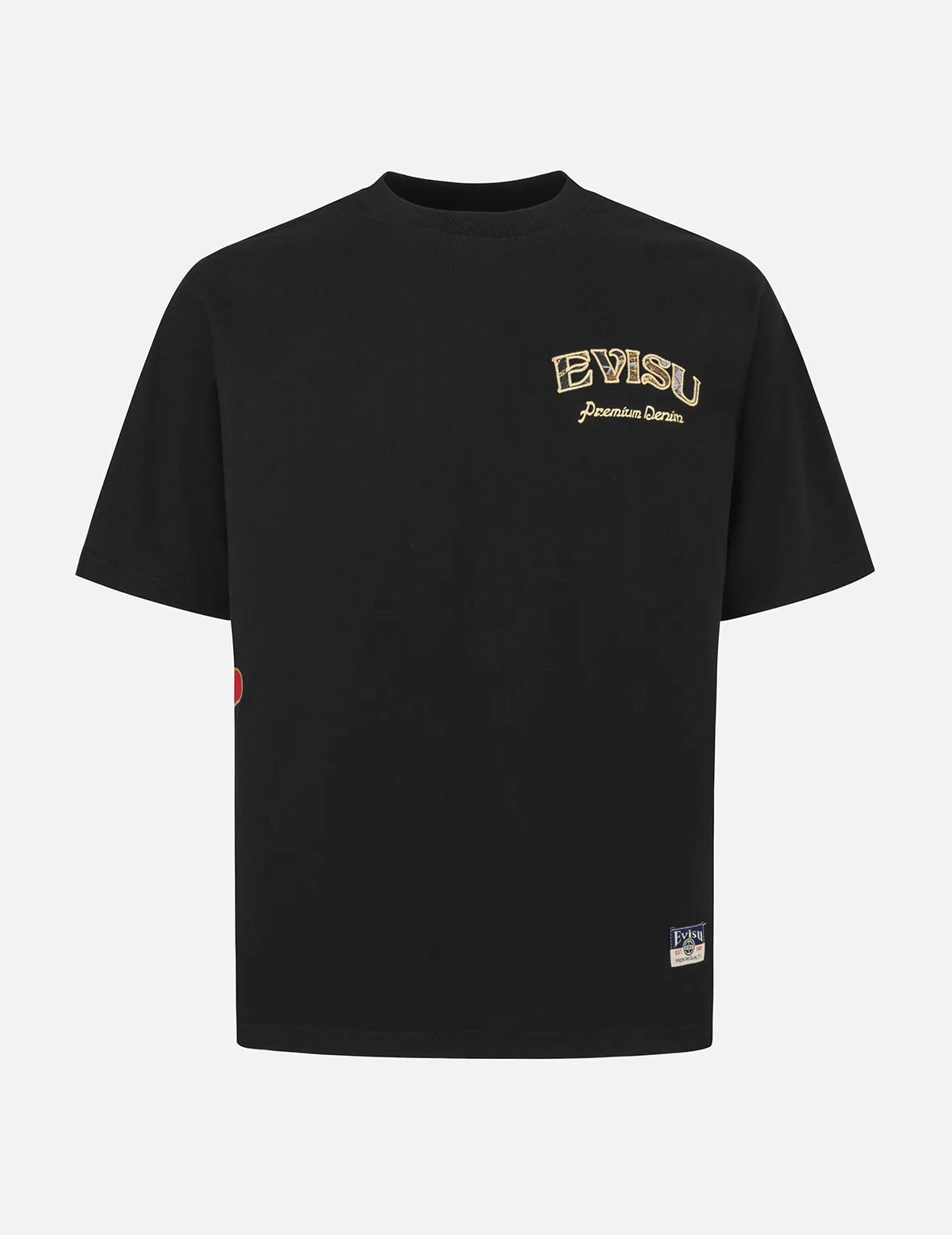 SPRING/ SUMMER COLLECTION 2025 Brocade logo and Kamon Appliqué Relax Fit T-shirt