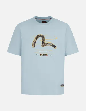 SPRING/ SUMMER COLLECTION 2025 Brocade Seagull Appliqué Regular Fit T-shirt