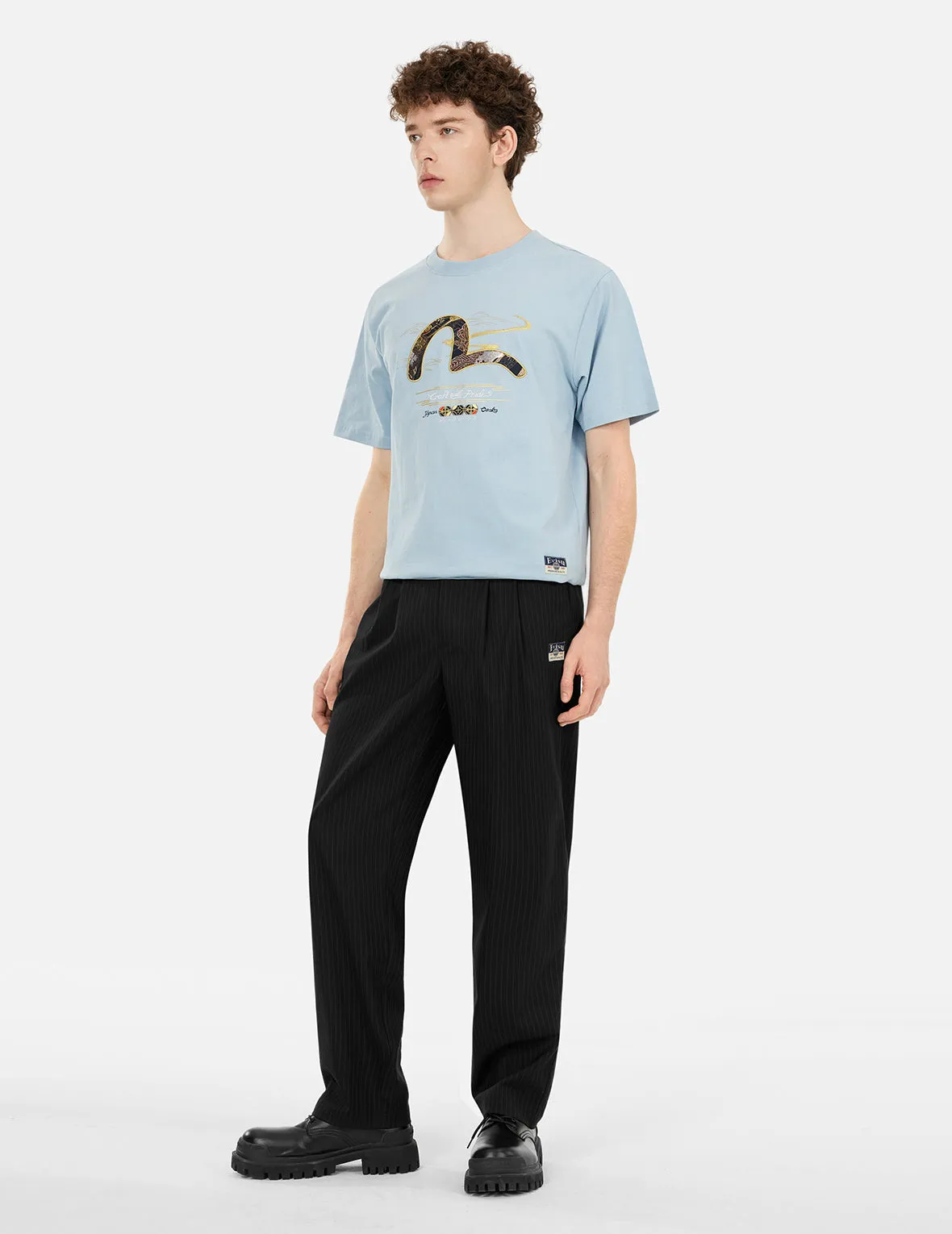 SPRING/ SUMMER COLLECTION 2025 Brocade Seagull Appliqué Regular Fit T-shirt