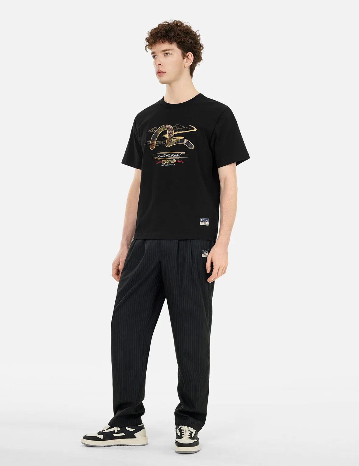 SPRING/ SUMMER COLLECTION 2025 Brocade Seagull Appliqué Regular Fit T-shirt