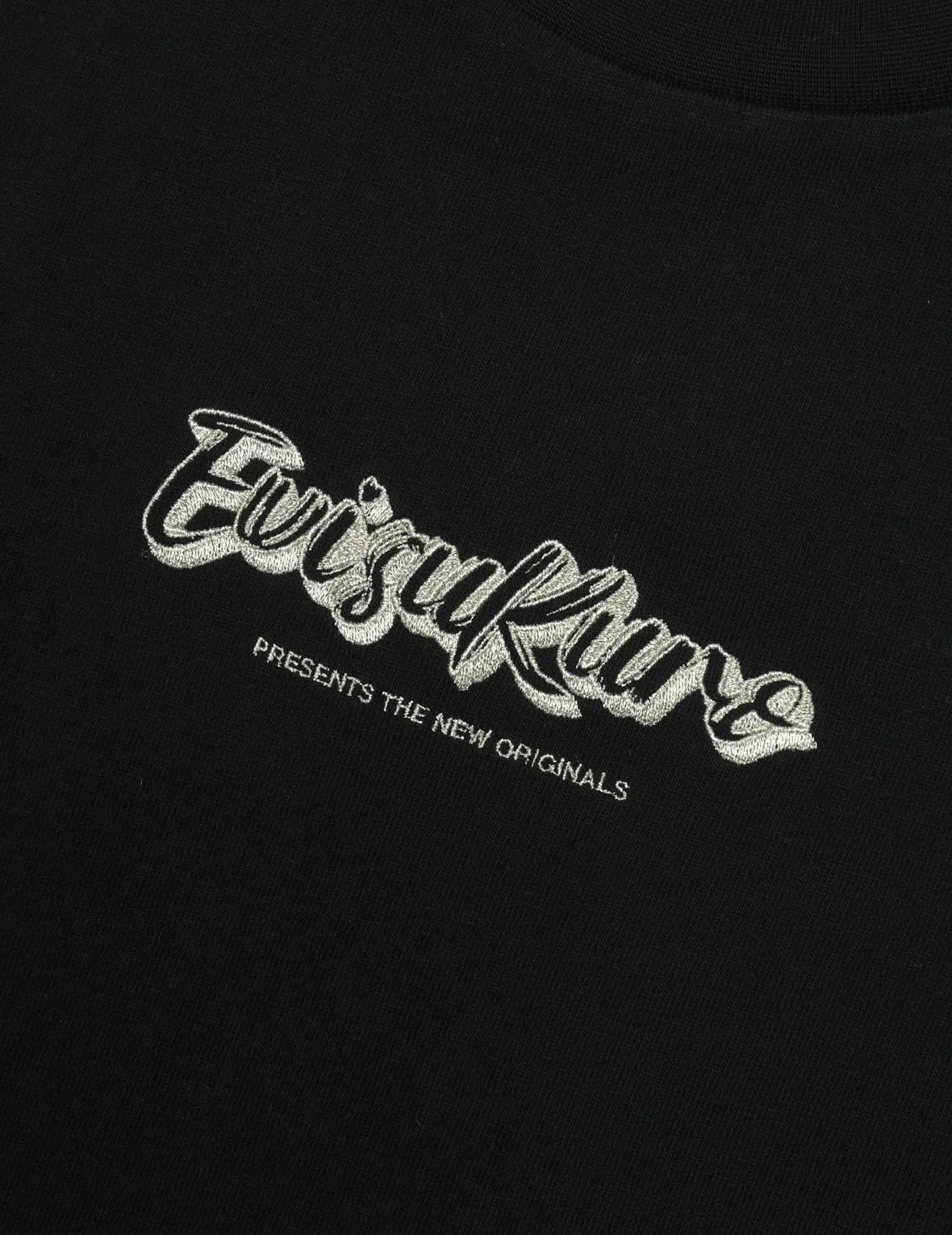 SPRING/ SUMMER COLLECTION 2025 Calligraphy Shadow Logo Embroidery and Seagull Print Loose Fit T-shirt