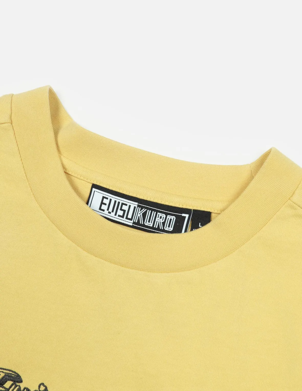 SPRING/ SUMMER COLLECTION 2025 Calligraphy Shadow Logo Embroidery and Seagull Print Loose Fit T-shirt