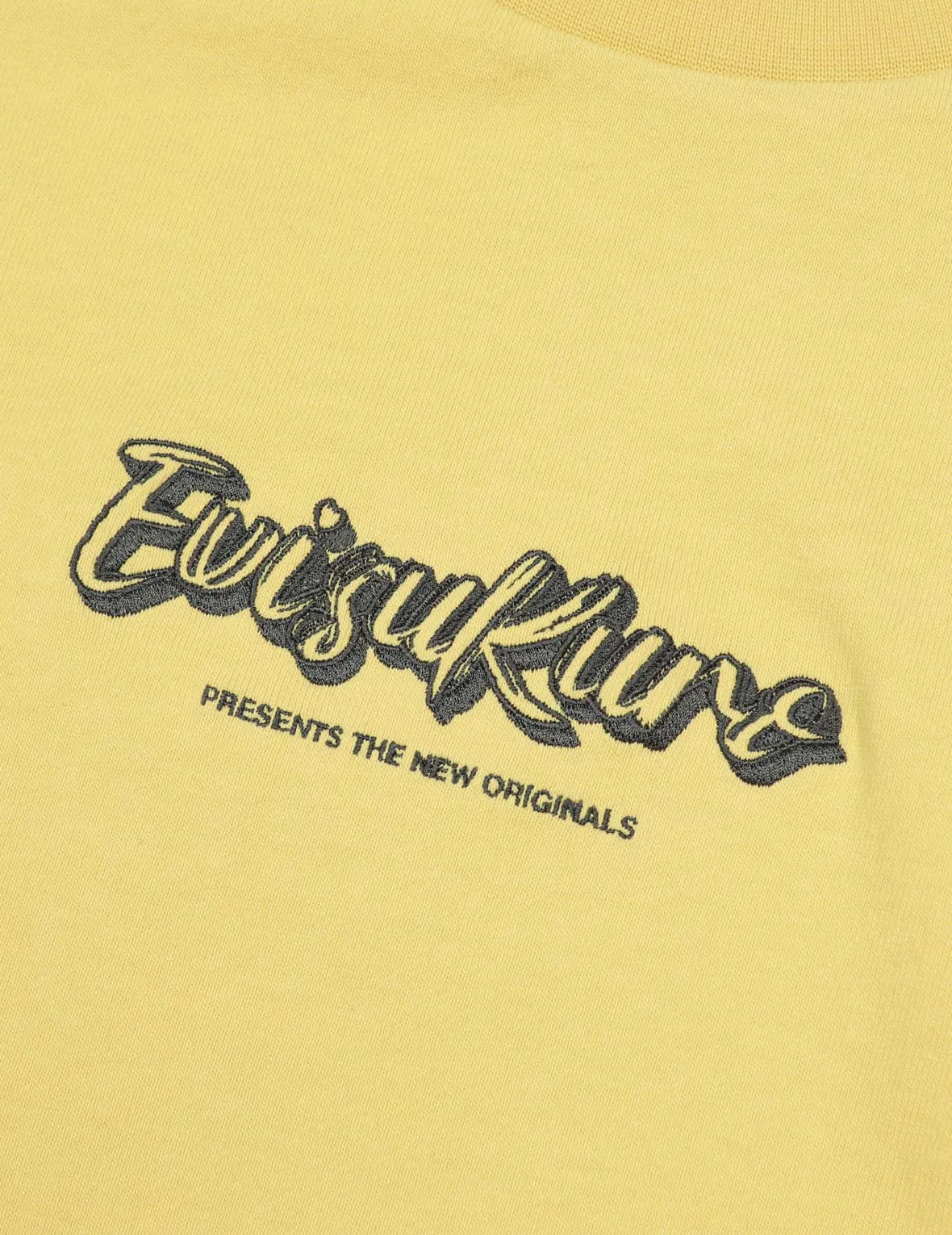 SPRING/ SUMMER COLLECTION 2025 Calligraphy Shadow Logo Embroidery and Seagull Print Loose Fit T-shirt