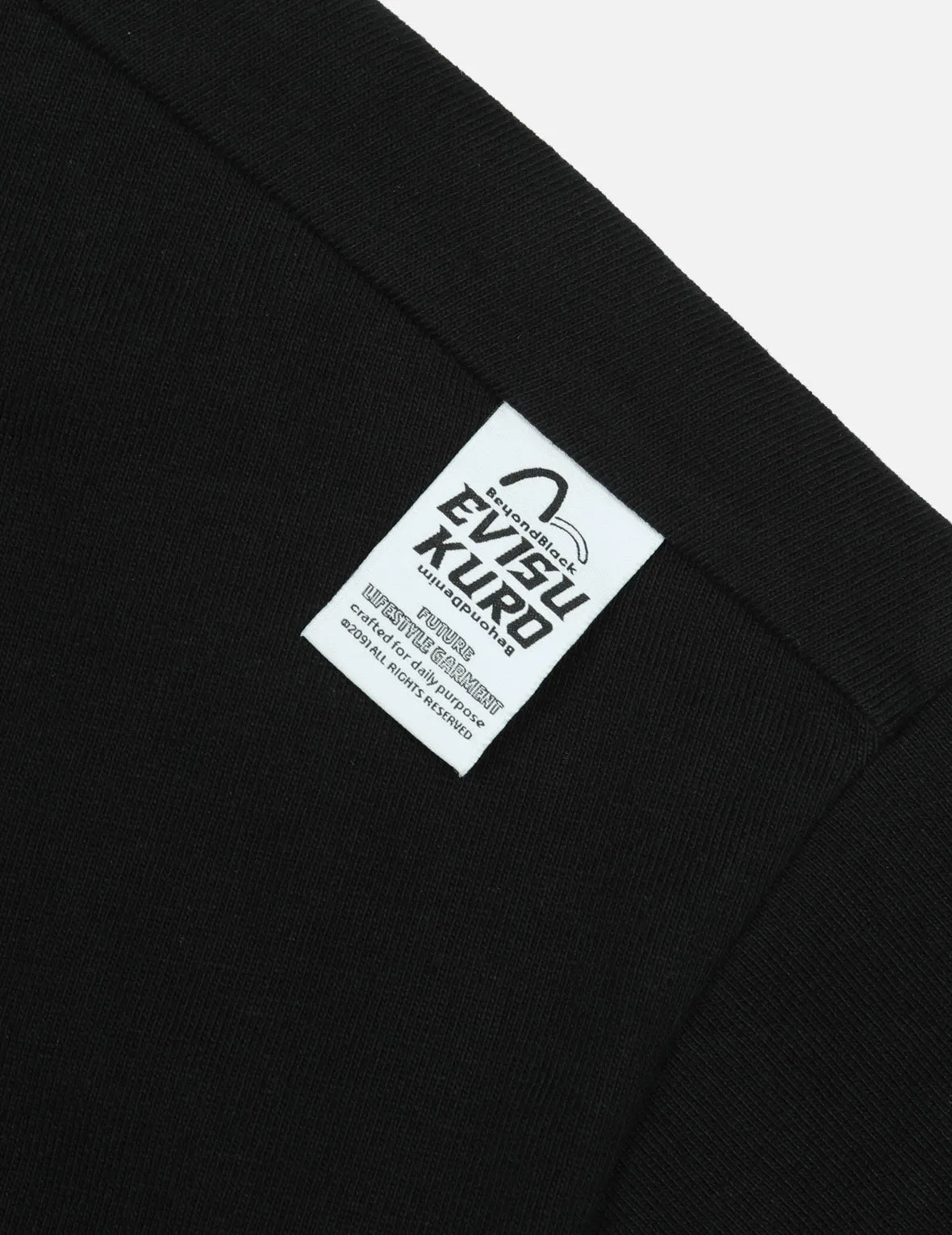 SPRING/ SUMMER COLLECTION 2025 Calligraphy Shadow Logo Embroidery and Seagull Print Loose Fit T-shirt