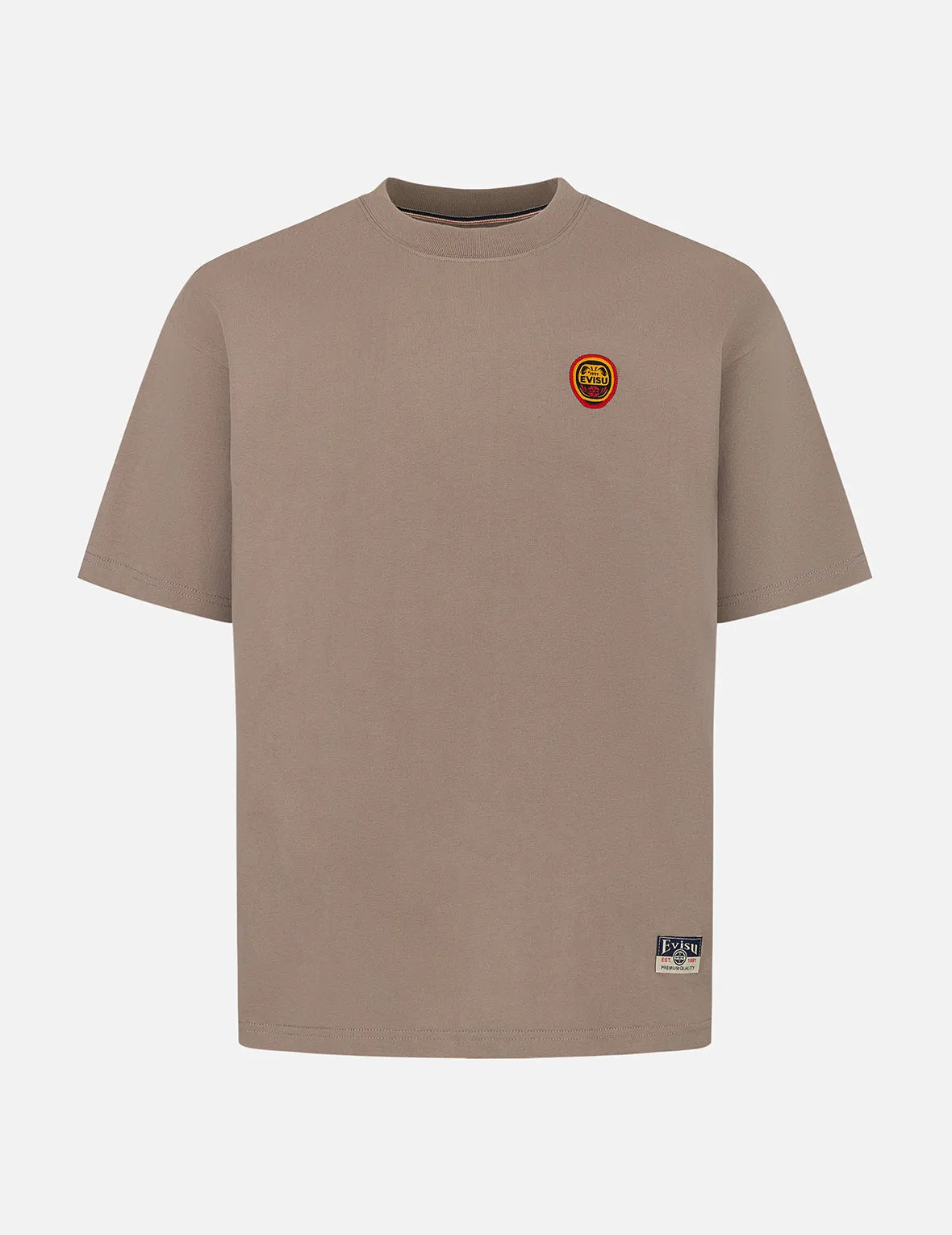 SPRING/ SUMMER COLLECTION 2025 Daruma and Logo Embroidery Relax Fit T-shirt