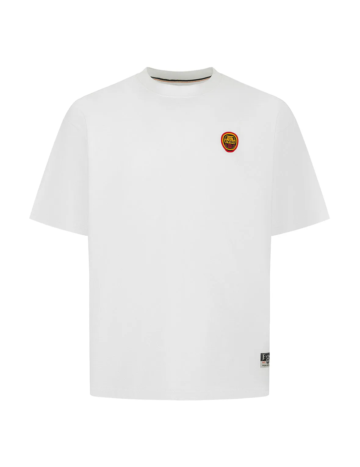 SPRING/ SUMMER COLLECTION 2025 Daruma and Logo Embroidery Relax Fit T-shirt