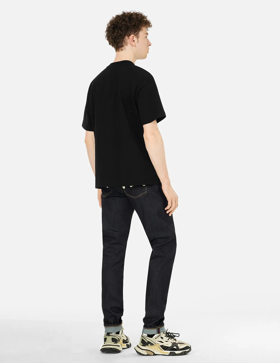SPRING/ SUMMER COLLECTION 2025 Daruma and Logo Embroidery Relax Fit T-shirt