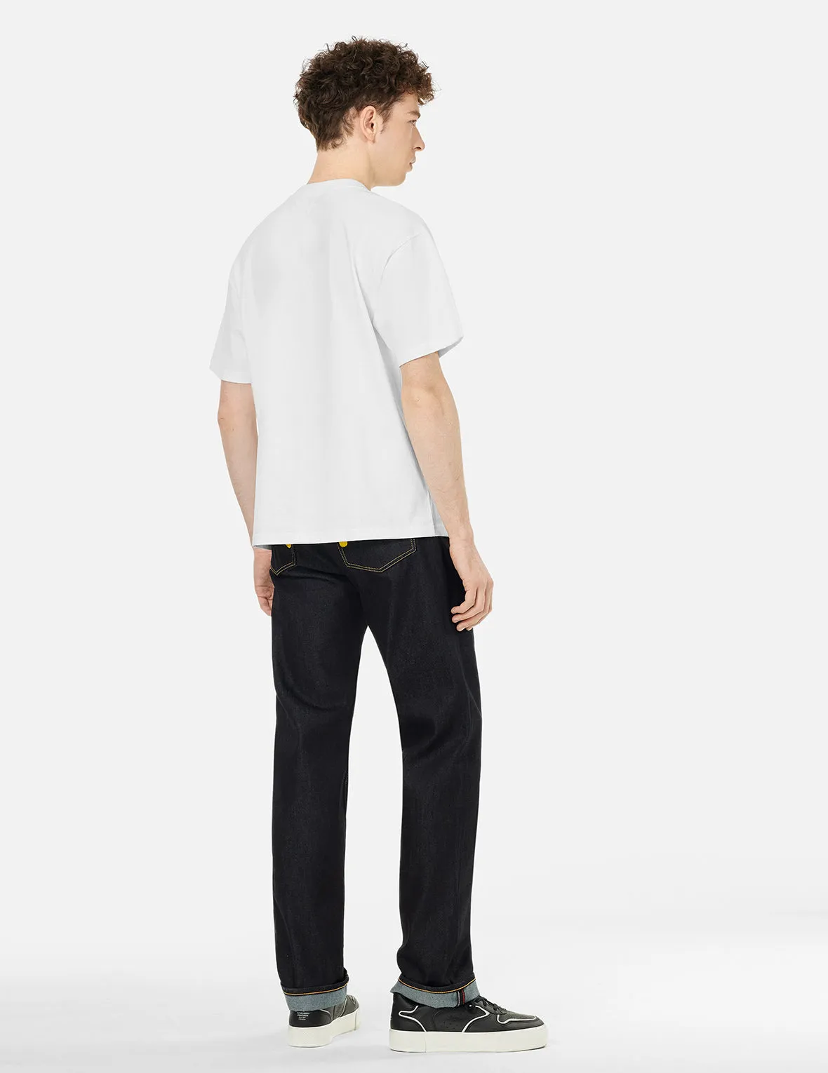 SPRING/ SUMMER COLLECTION 2025 Daruma and Logo Embroidery Relax Fit T-shirt