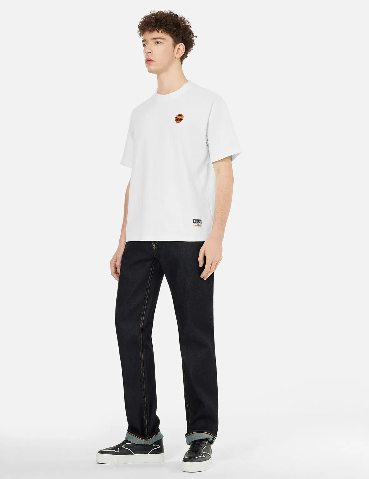 SPRING/ SUMMER COLLECTION 2025 Daruma and Logo Embroidery Relax Fit T-shirt
