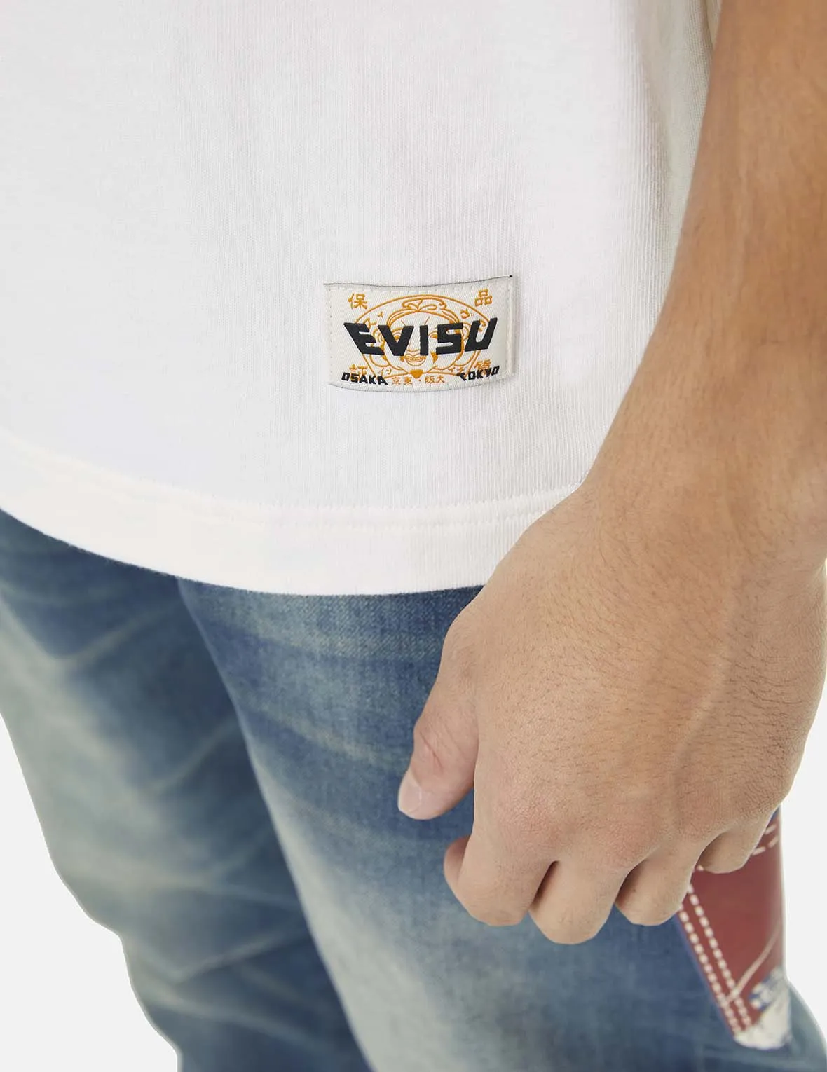 SPRING/ SUMMER COLLECTION 2025 Ebisu Poster Appliqué and Seagull Embroidery T-Shirt
