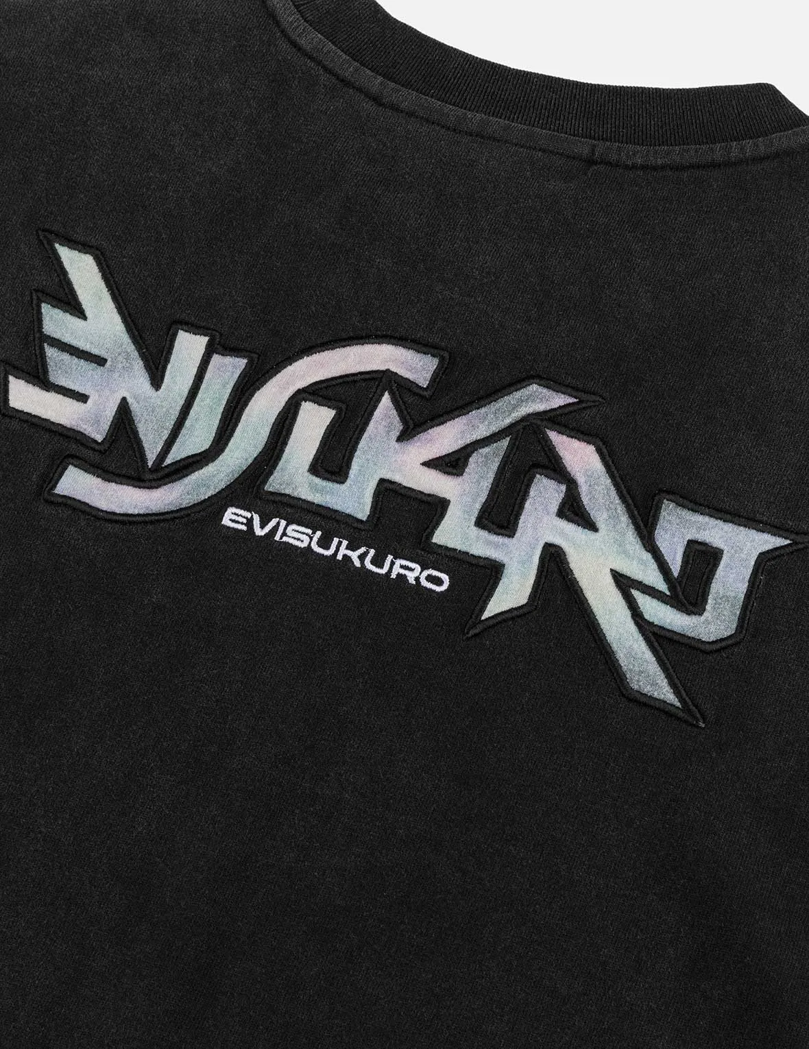 SPRING/ SUMMER COLLECTION 2025 EVISUKURO Embroidery Washed Relax Fit T-shirt