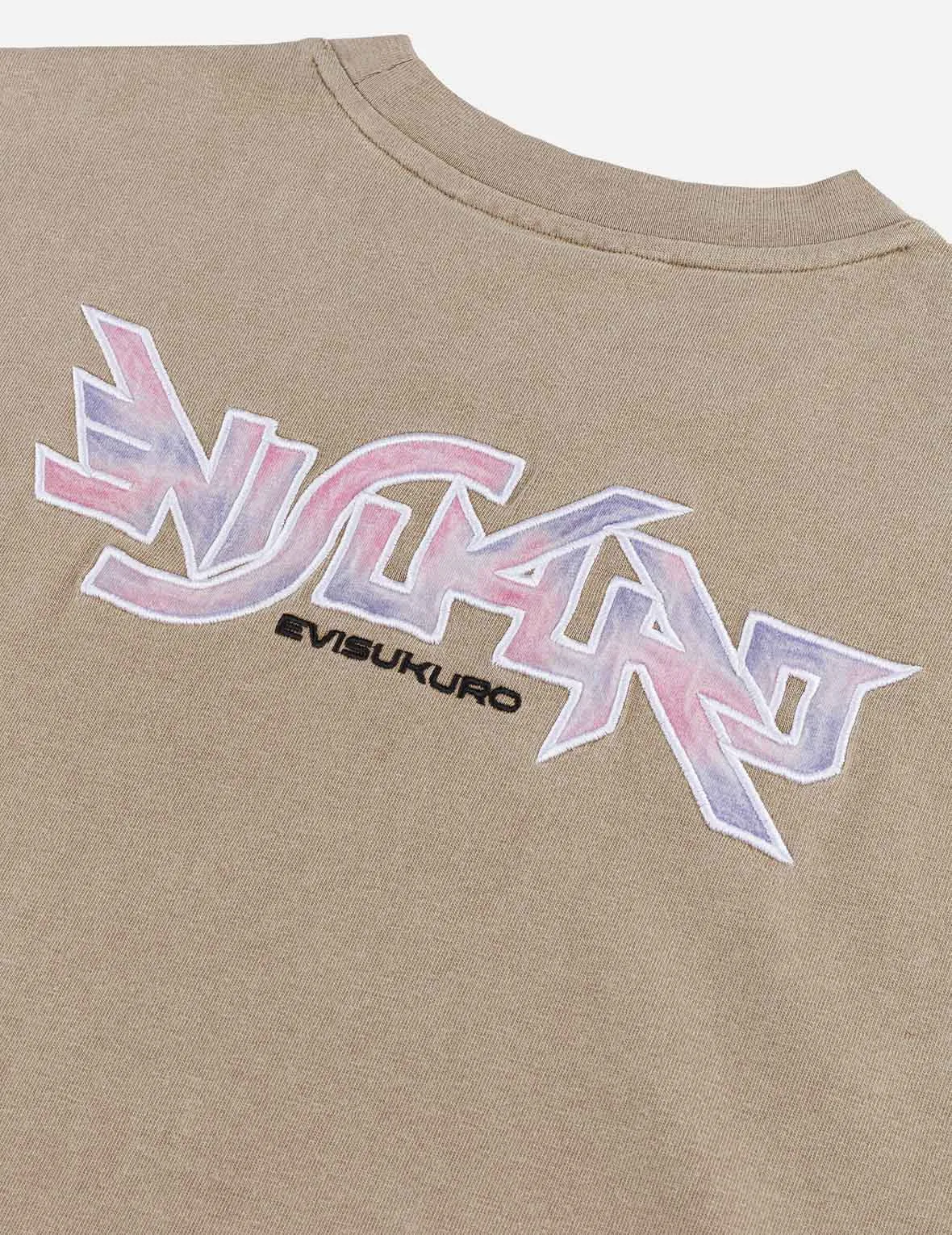 SPRING/ SUMMER COLLECTION 2025 EVISUKURO Embroidery Washed Relax Fit T-shirt