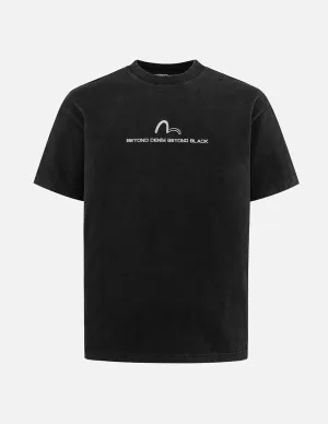 SPRING/ SUMMER COLLECTION 2025 EVISUKURO Embroidery Washed Relax Fit T-shirt