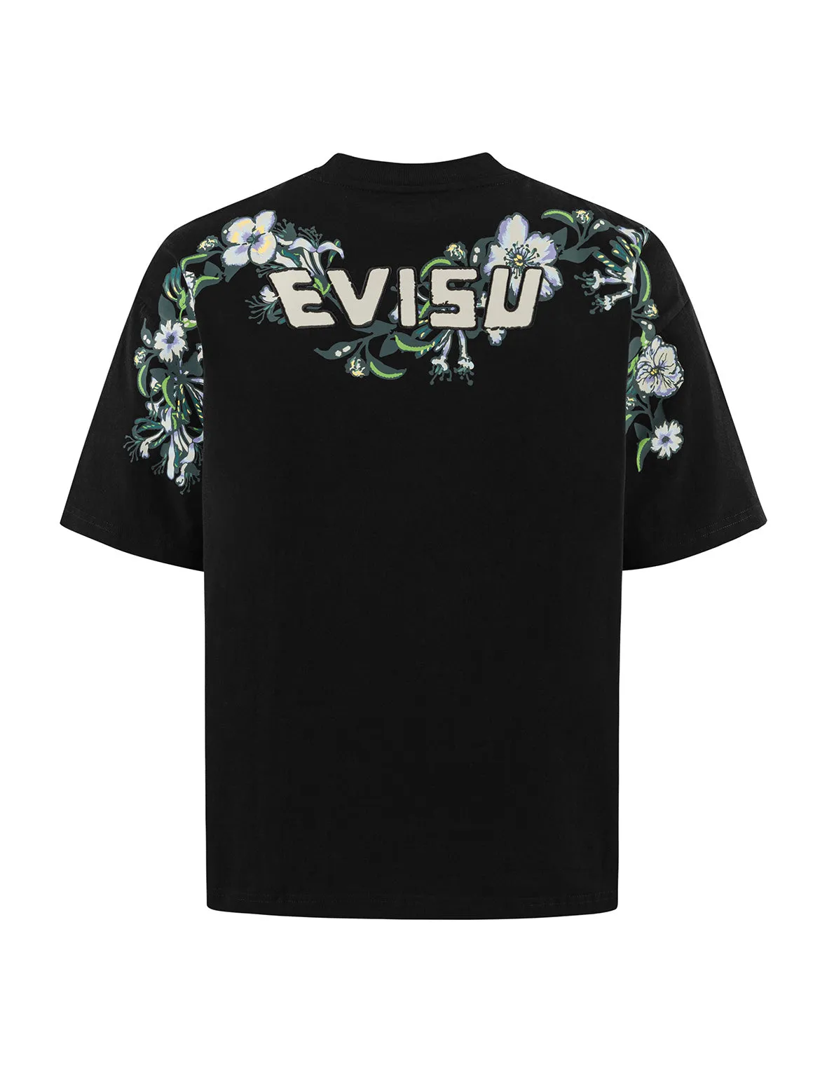 SPRING/ SUMMER COLLECTION 2025 Floral Daicock and Logo Embroidery Loose Fit T-Shirt
