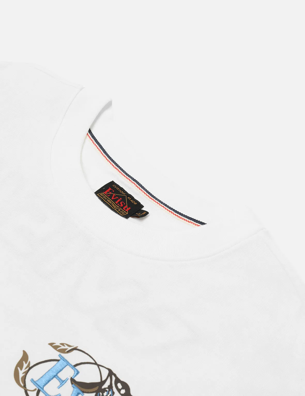 SPRING/ SUMMER COLLECTION 2025 Floral Daicock and Logo Embroidery Loose Fit T-Shirt