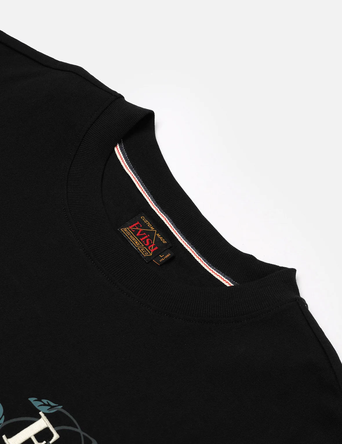 SPRING/ SUMMER COLLECTION 2025 Floral Daicock and Logo Embroidery Loose Fit T-Shirt