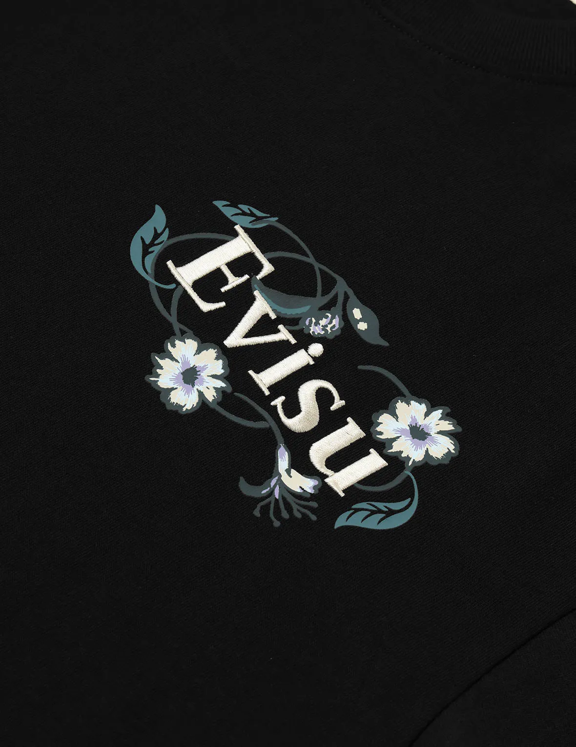 SPRING/ SUMMER COLLECTION 2025 Floral Daicock and Logo Embroidery Loose Fit T-Shirt