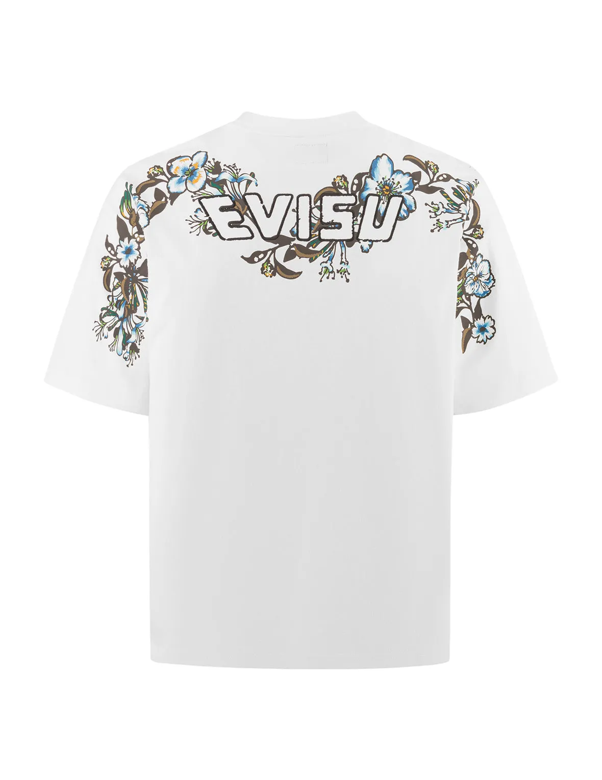 SPRING/ SUMMER COLLECTION 2025 Floral Daicock and Logo Embroidery Loose Fit T-Shirt