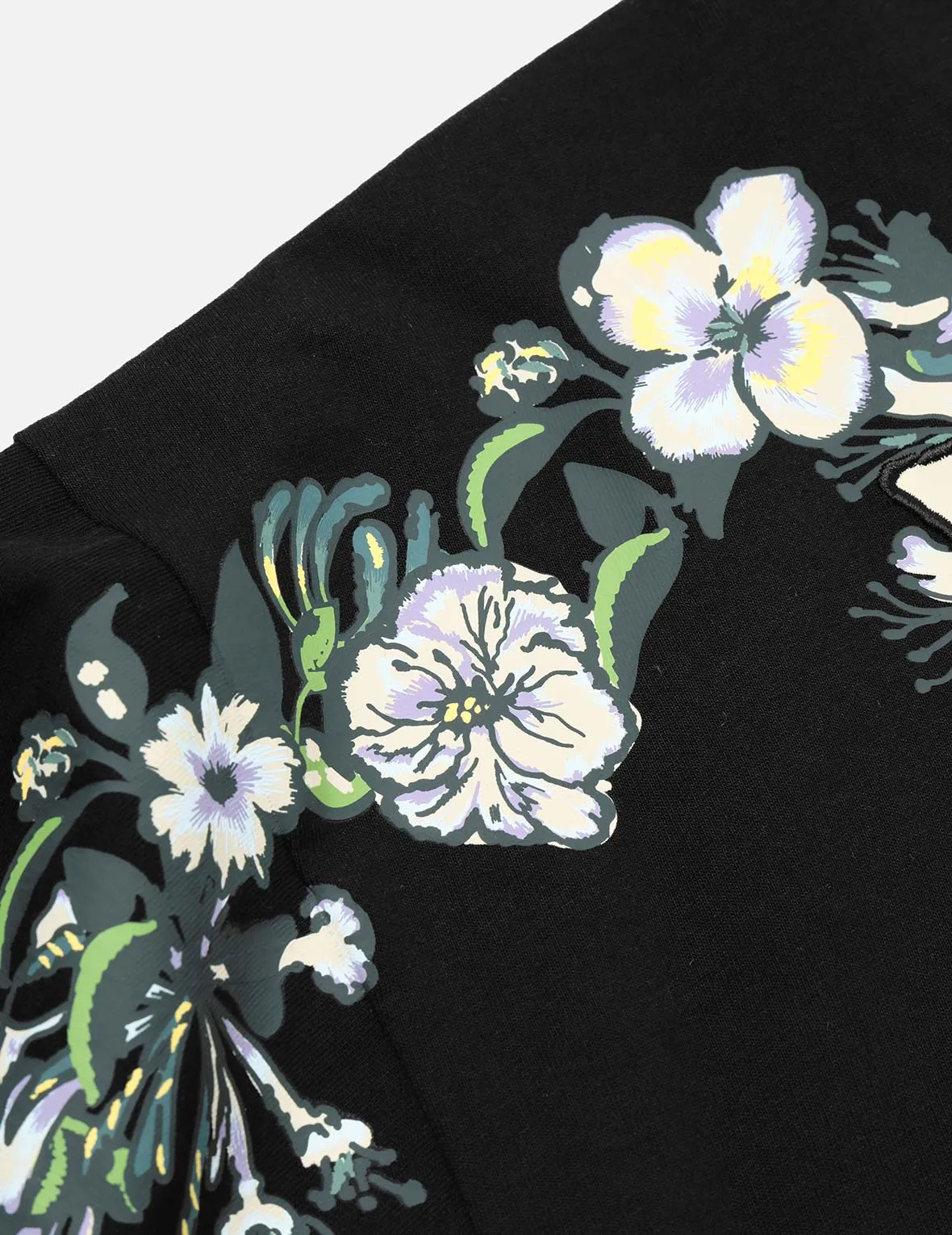 SPRING/ SUMMER COLLECTION 2025 Floral Daicock and Logo Embroidery Loose Fit T-Shirt