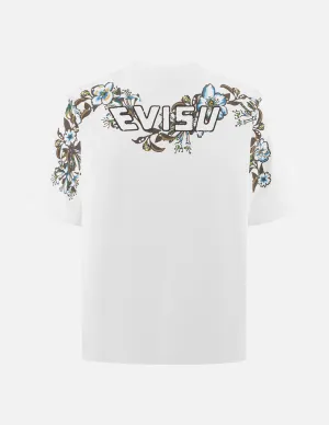 SPRING/ SUMMER COLLECTION 2025 Floral Daicock and Logo Embroidery Loose Fit T-Shirt