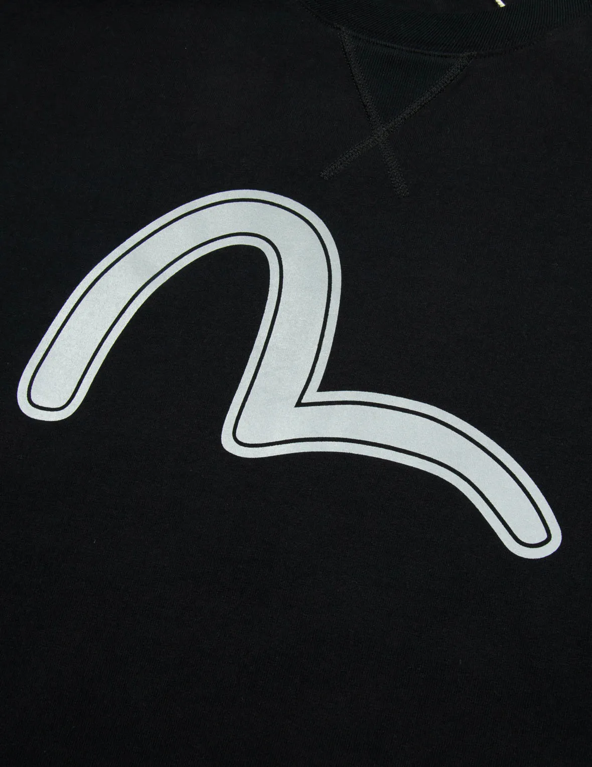 SPRING/ SUMMER COLLECTION 2025 Fortune God Reflective Heat Transfer Print Loose Fit T-shirt