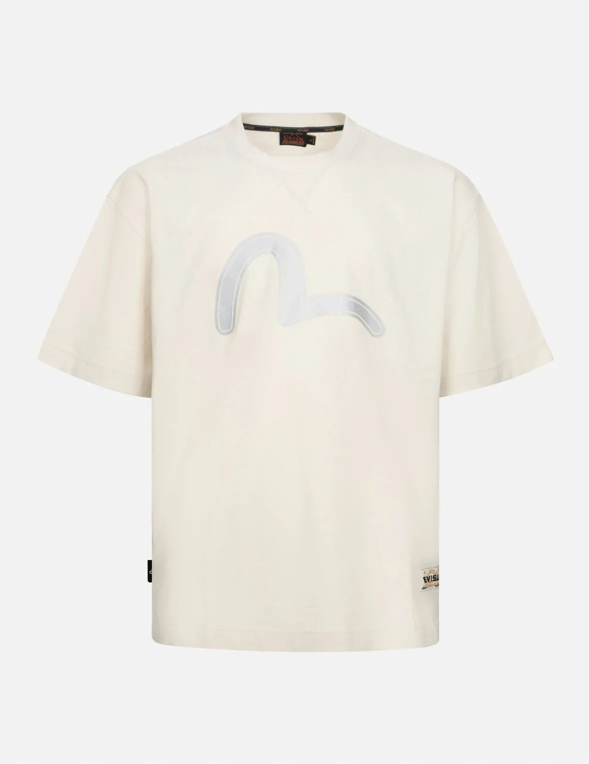 SPRING/ SUMMER COLLECTION 2025 Fortune God Reflective Heat Transfer Print Loose Fit T-shirt