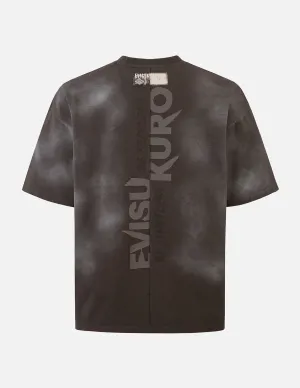 SPRING/ SUMMER COLLECTION 2025 Garment Dyed Calligraphy Logo Print Oversized T-shirt