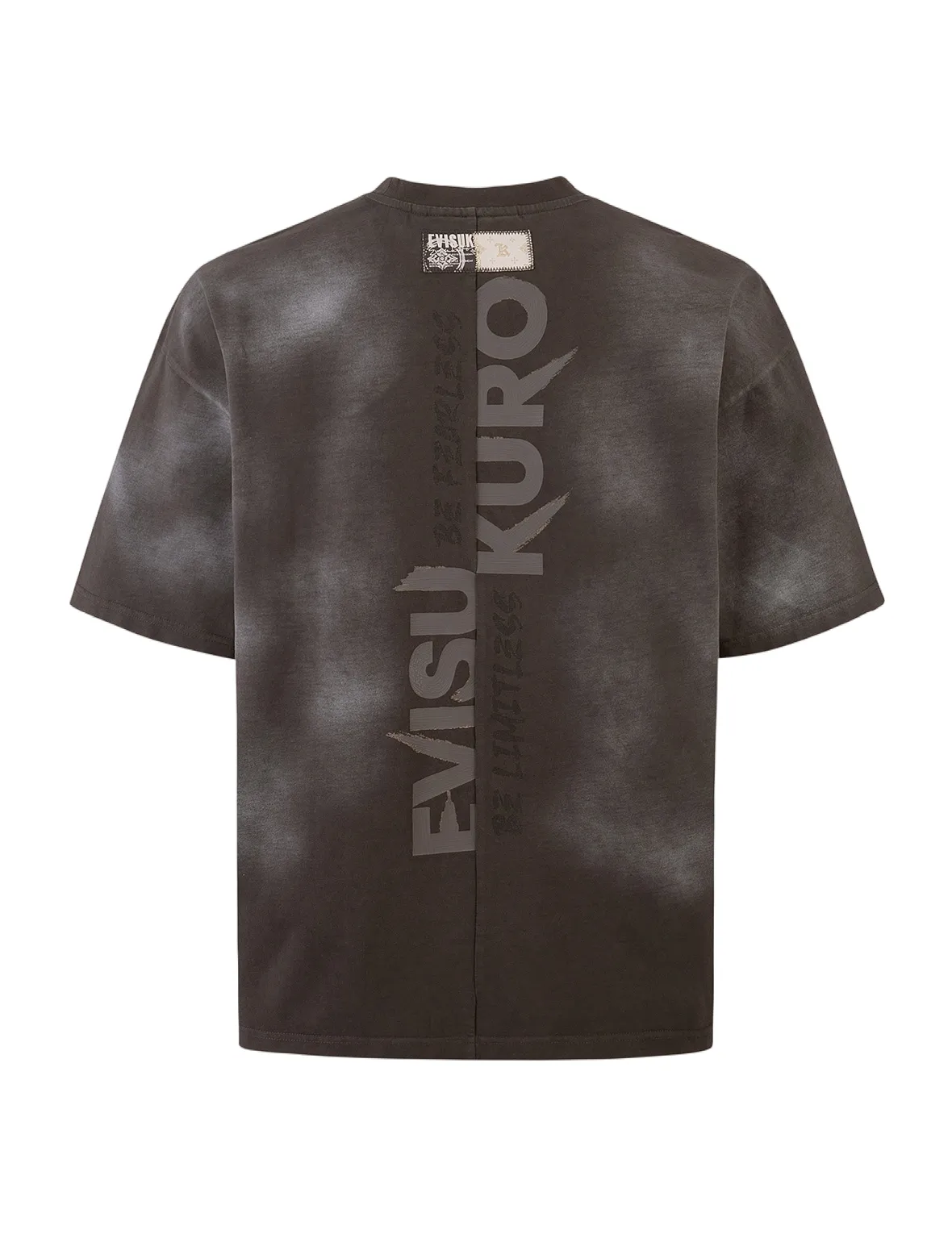 SPRING/ SUMMER COLLECTION 2025 Garment Dyed Calligraphy Logo Print Oversized T-shirt