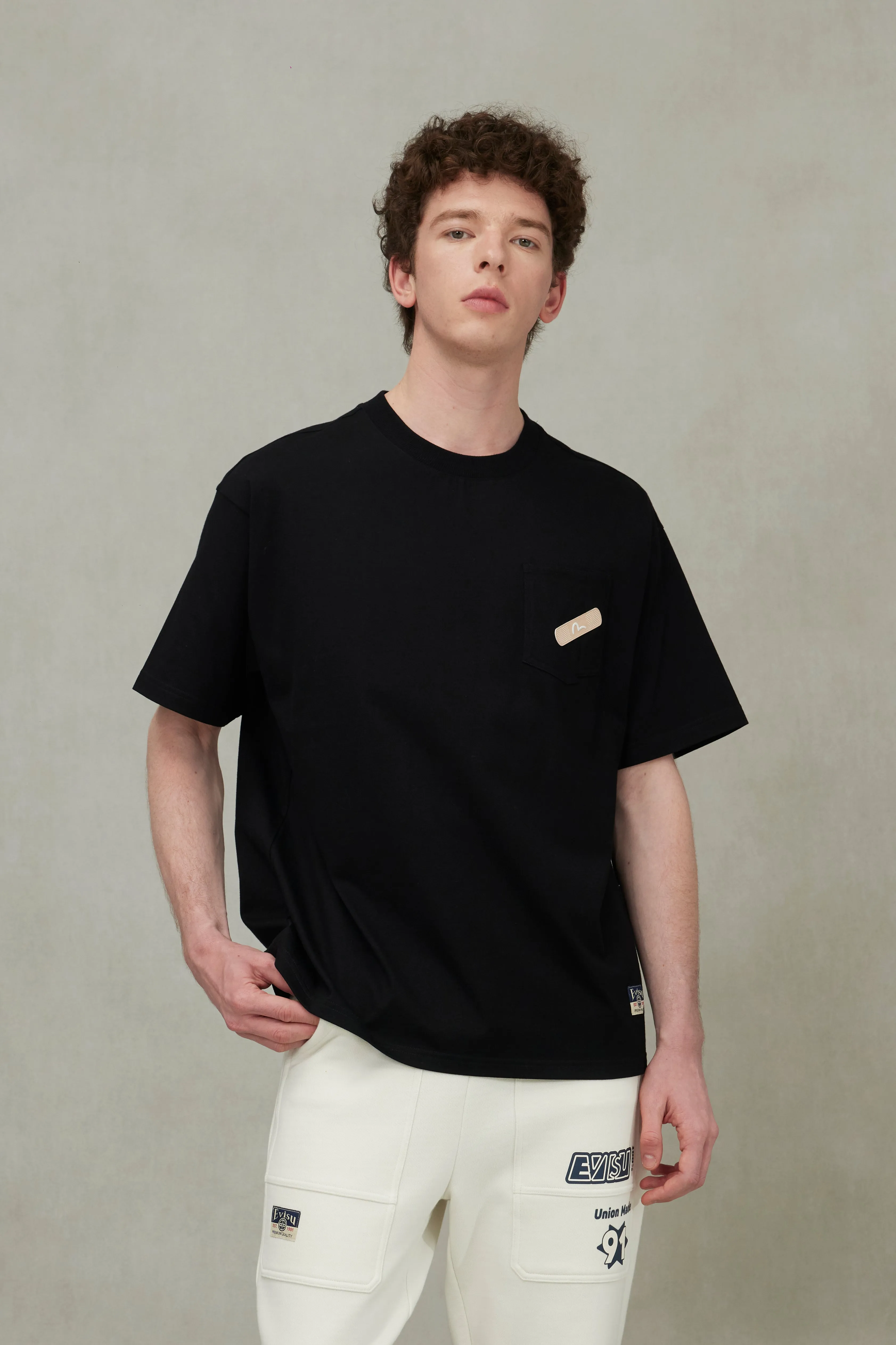 SPRING/ SUMMER COLLECTION 2025 Godhead and Daruma Print Loose Fit T-Shirt