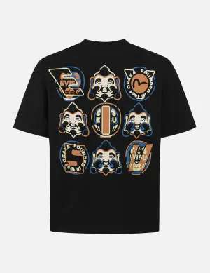 SPRING/ SUMMER COLLECTION 2025 Godhead and Daruma Print Loose Fit T-Shirt