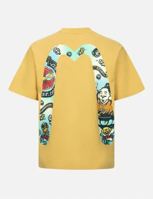 SPRING/ SUMMER COLLECTION 2025 Godhead Daicock Print Relax Fit T-shirt