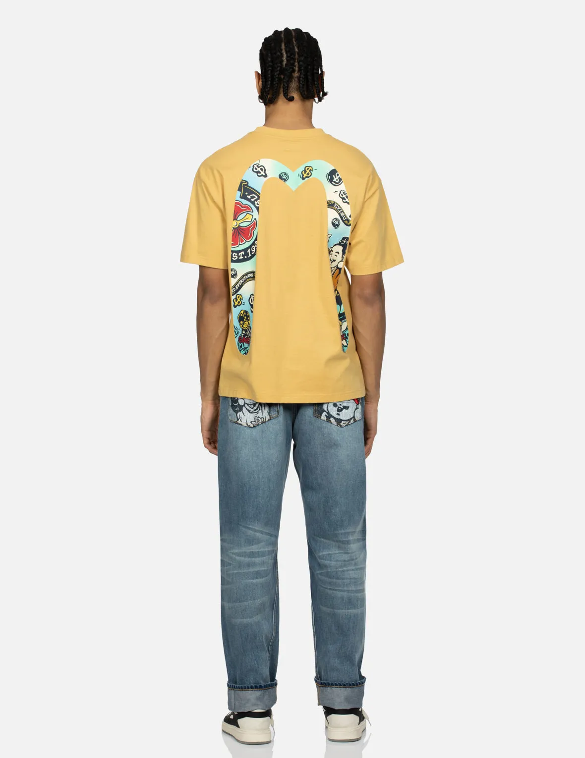 SPRING/ SUMMER COLLECTION 2025 Godhead Daicock Print Relax Fit T-shirt