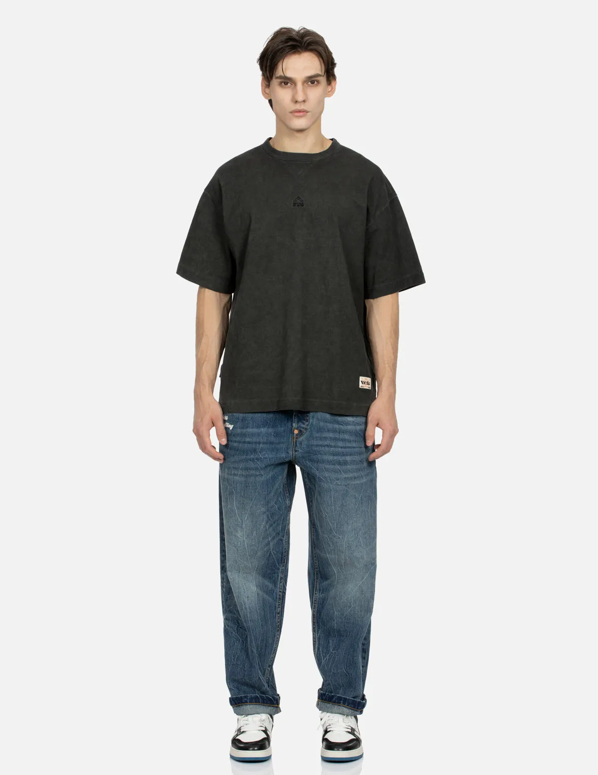 SPRING/ SUMMER COLLECTION 2025 Godhead Embroidery and Kamon Print Loose Fit T-shirt