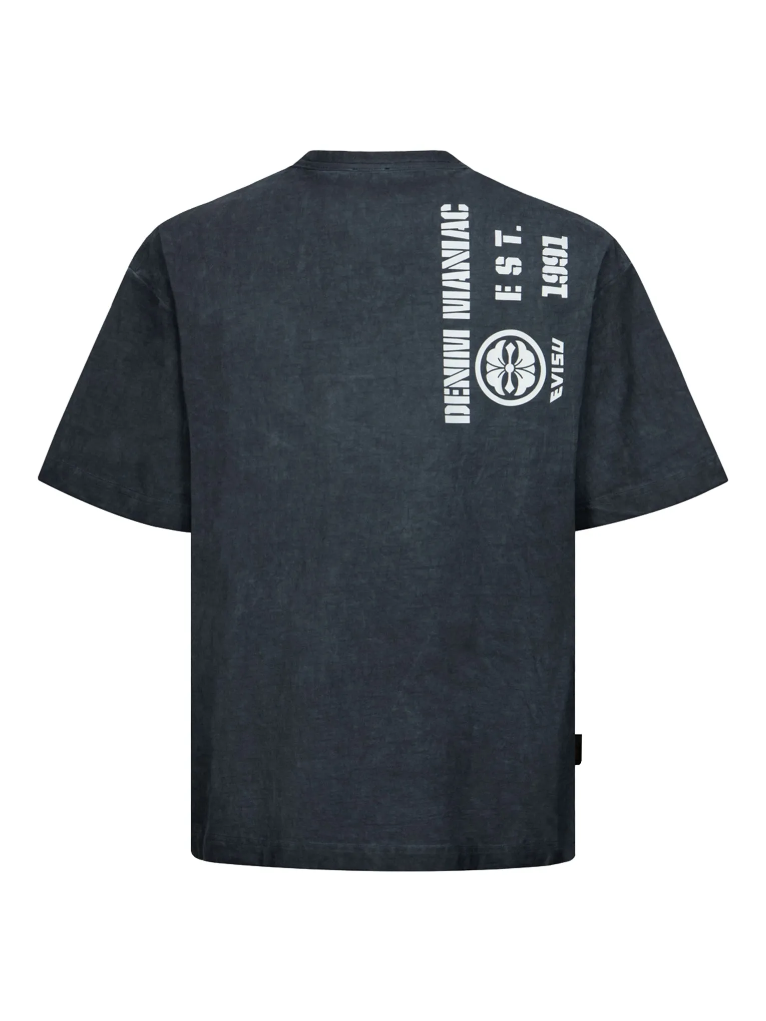 SPRING/ SUMMER COLLECTION 2025 Godhead Embroidery and Kamon Print Loose Fit T-shirt