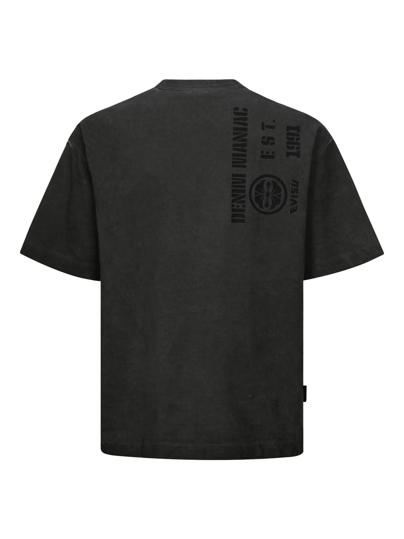 SPRING/ SUMMER COLLECTION 2025 Godhead Embroidery and Kamon Print Loose Fit T-shirt