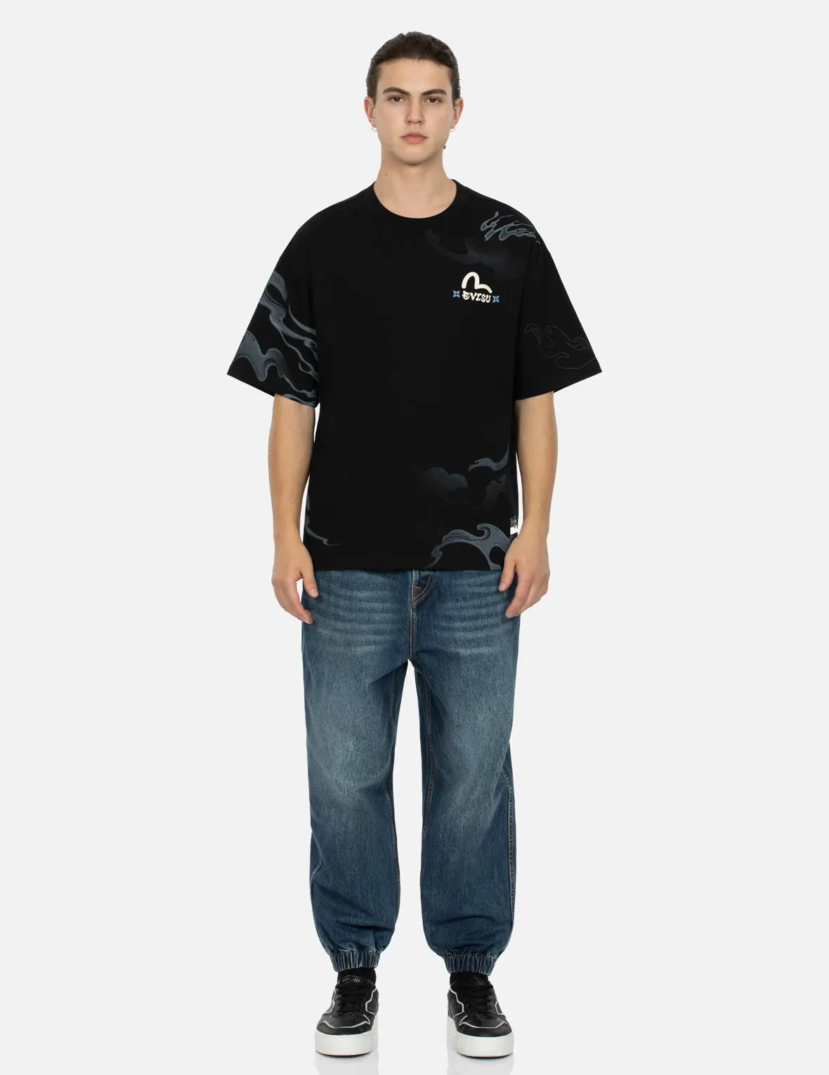 SPRING/ SUMMER COLLECTION 2025 Godhead Ninja Print Loose Fit T-shirt